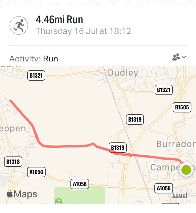 natashaeunice_'s tweet photo. So I have survived my first group run tonight with a lovely local group of ladies from RunBuds. I was THE WORST but  managed 4.46 miles and some lovely views along the way. Time to pass out now... 😅 #thesweatisreal https://t.co/1ziBnuMZ1d