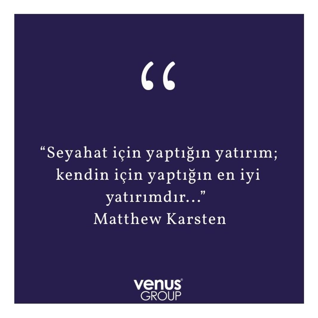 "Seyahat İçin Yaptığın Yatırım; Kendin İçin Yaptığın En İyi Yatırımdır..."

Matthew Karsten
