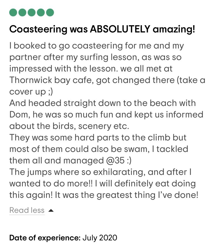 If <a href="/carlsberg/">Carlsberg</a> did reviews #coasteering <a href="/ScarboroughUK/">Visit Scarborough</a>
