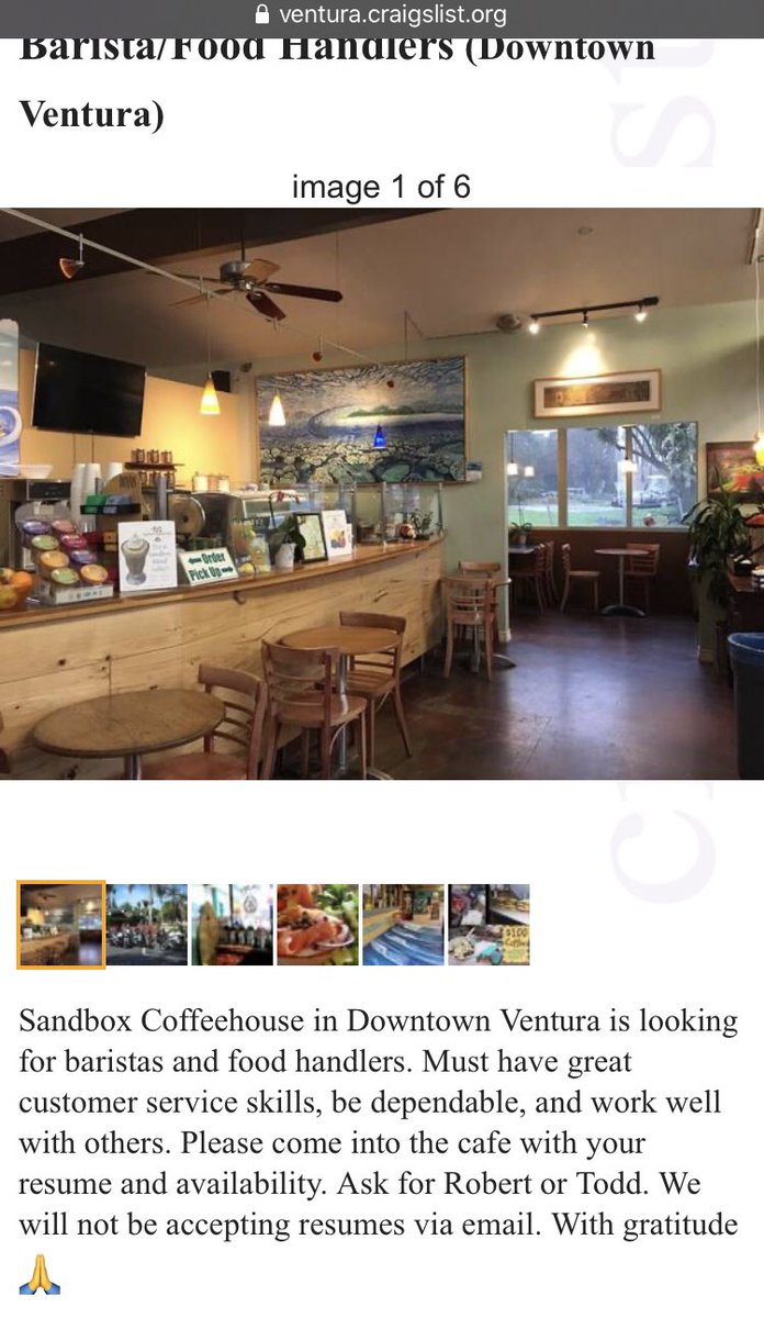 itss_chachi's tweet photo. Hmm I wonder why he needs to hire more people all of a sudden ..??! Just give it up .. you’re canceled. Period @SandboxCoffeeVC #BLM #DONOTAPPLY #adiosToddRyzow https://t.co/8HLhe5pvZ5