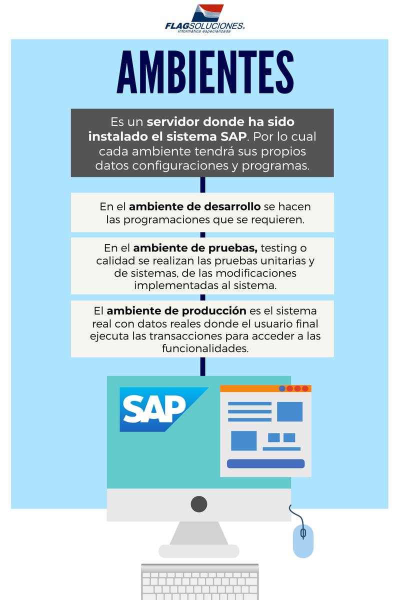 FlagSoluciones's tweet photo. #ConectandoPalabras | Hablemos de ambientes en #SAP, ¿Qué son, cuáles son los más habituales y cómo funcionan?
#Glosario #Tecnología #Strategy #Consultants #TI #Sistema #TerminosSAP #DiccionarioFlag https://t.co/BxSvvsOjsU