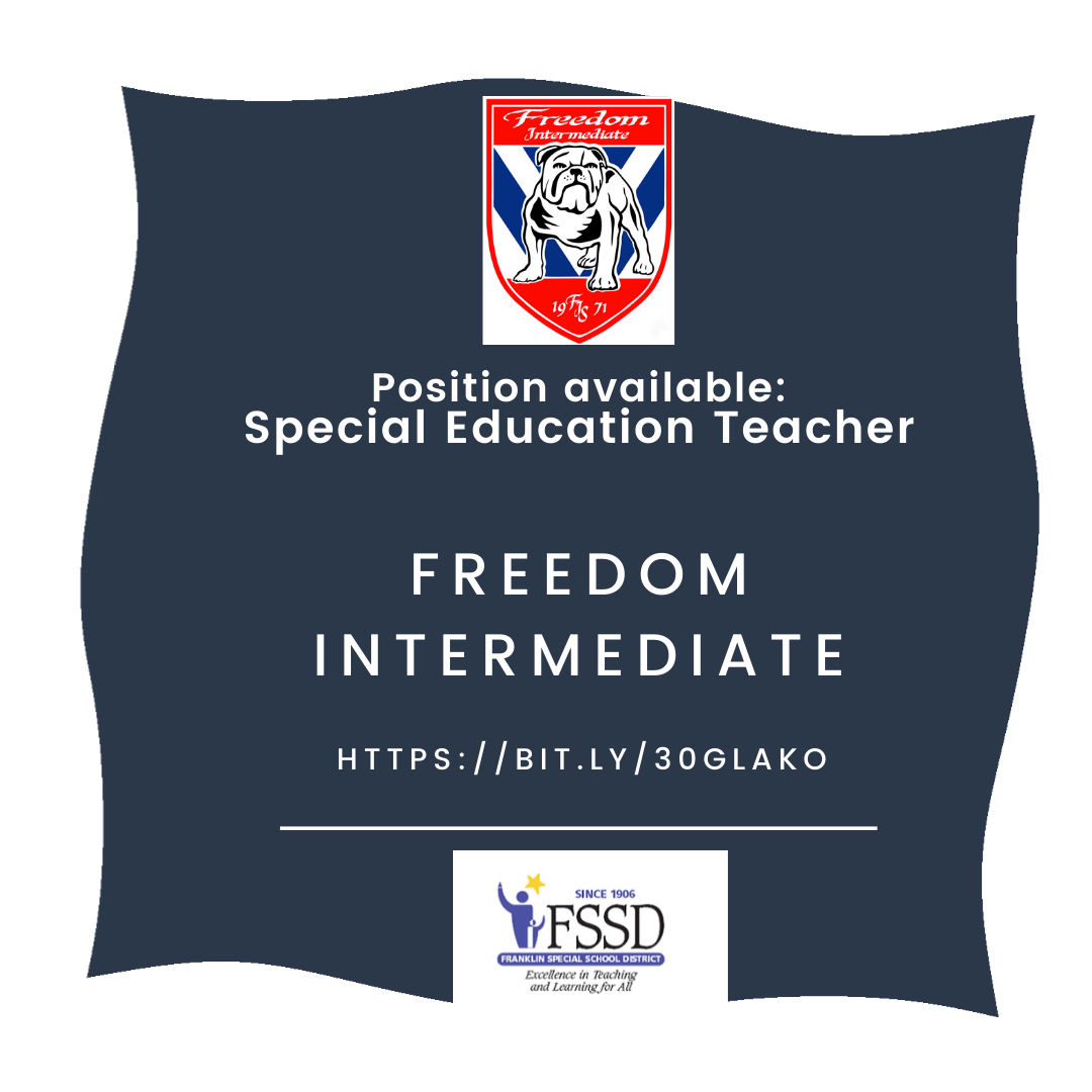 FssdJobs's tweet photo. Join @fssdFIS as a Special Education Teacher today!  Apply now: https://t.co/lVdr8XJSav https://t.co/l3A1YBRwnd