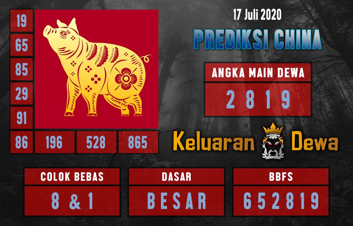 Moba Togel A Twitter Prediksi China Pools 17 Juli 2020 Angka Dewa 2819 Colok Jitu 8 1 Shio Babi Https T Co Hpuo9aamay Mobatogel Keluarandewa Forumsyairchina Forumsyairsgp Forumsyairsydney Forumsyairhk Kodesyairsgp Kodesyairsydney Moba Togel A Twitter Prediksi China Pools 17 Juli 2020 Angka Dewa 2819 Colok Jitu 8 1 Shio Babi Https T Co Hpuo9aamay Mobatogel Keluarandewa Forumsyairchina Forumsyairsgp Forumsyairsydney Forumsyairhk Kodesyairsgp Kodesyairsydney