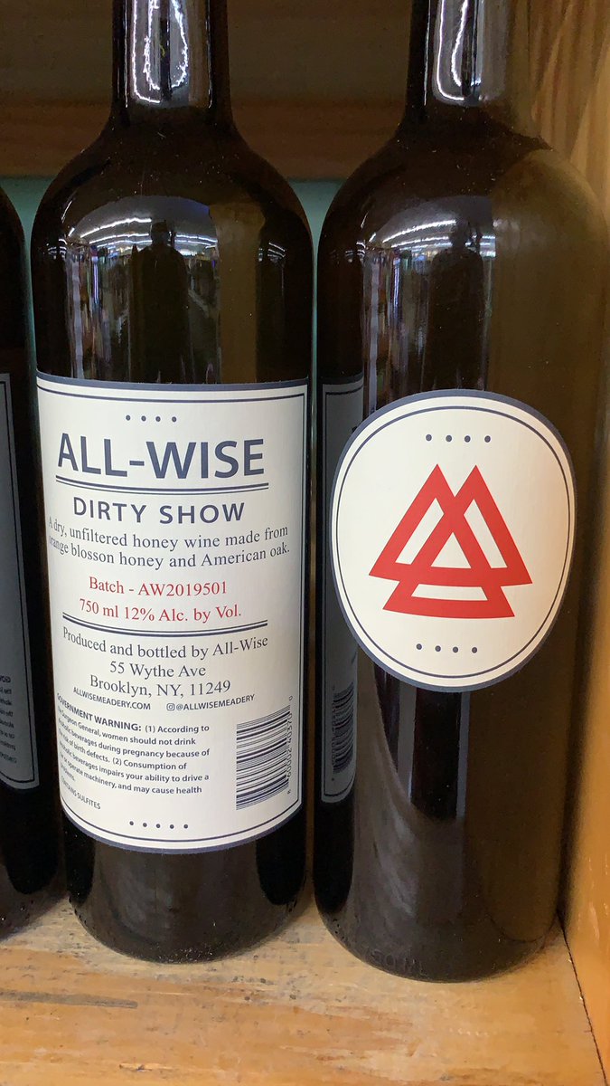 All -wise Dirty show unfiltered mead with orange 🍊 blossoms honey 🍯 and Amrican oak is now in stock at d&amp;q <a href="/allwisemeadery/">All-Wise Meadery</a>