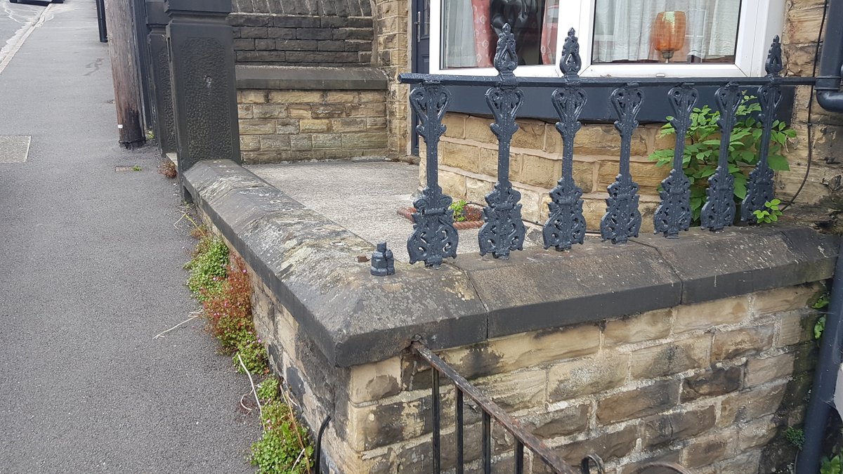 but what did the original railings look like? I always wondered this and thankfully there are a couple of examples near me, including on my street