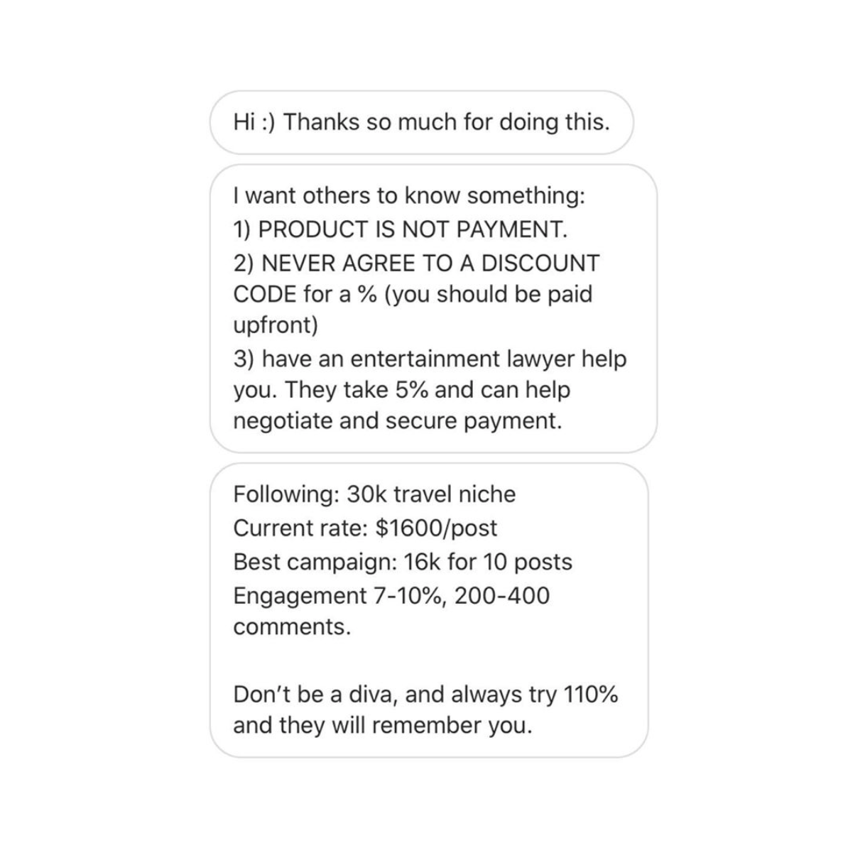 liahaberman's tweet photo. A great Instagram follow if you're in influencer marketing: @influencepaygap. Their mission is to encourage more transparency + more accountability around what influencers get paid https://t.co/zzOD3rfsXR h/t @thedelicious https://t.co/fT7CSF5lhm