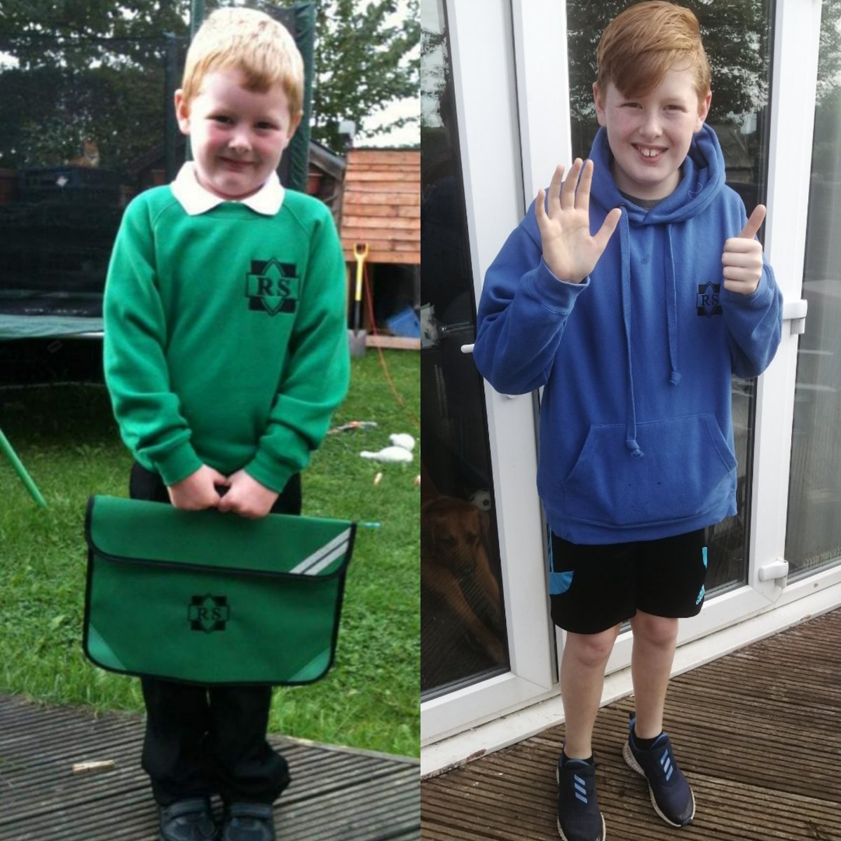 KirstCH's tweet photo. Thank you to all Roundhay staff for making the year 6s last day so special! Actually thank you for making the last 7 years so special! Charlie will miss you all! Have a well deserved break now 🍹🏖️ @RoundhayY6 @RhayPrimaryHead @RSch_Primary https://t.co/Pmb4RXViBk
