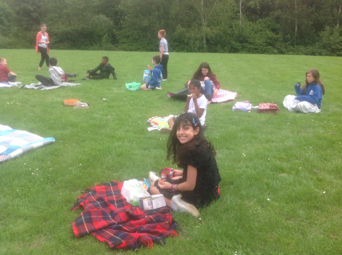Miss_Bailey_GBS's tweet photo. Well done Y6 GBS! What a great afternoon having a socially distanced picnic in our "bubbles". Great fun!  You certainly showed us that you are ready for all those new challenges ahead in the Autumn Term. We are very proud of you all. 😀 https://t.co/DFOi8B1Obh
