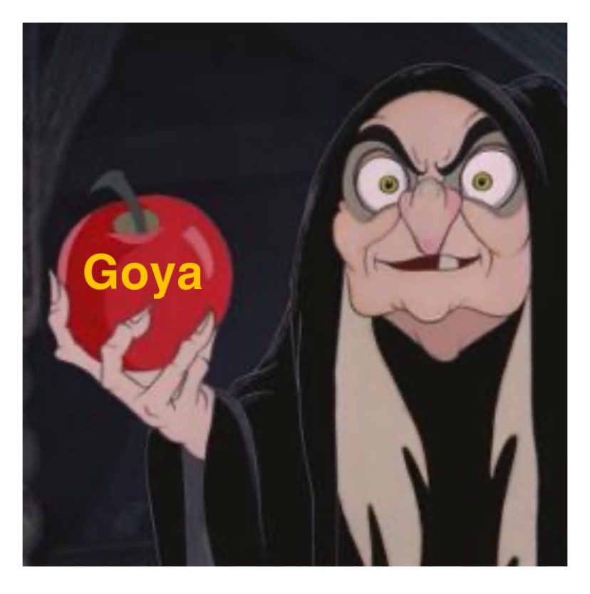 daiznyc1's tweet photo. #BoycottGoya you know they love this old racist hag. #SnowWhite  evil queen in disguise- come on! They didn’t even try to cover https://t.co/3AVUrlB5ln