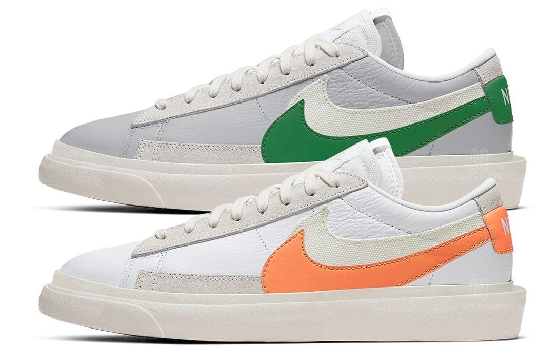 ModernNotoriety's tweet photo. Sacai and Nike continue their partnership into Spring 2021 with a collaboration on the Blazer Low https://t.co/eFIoODppOS https://t.co/RDVG4p9lPi