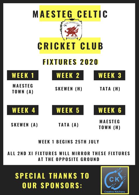 All set to go!

#Celts 💥🏏