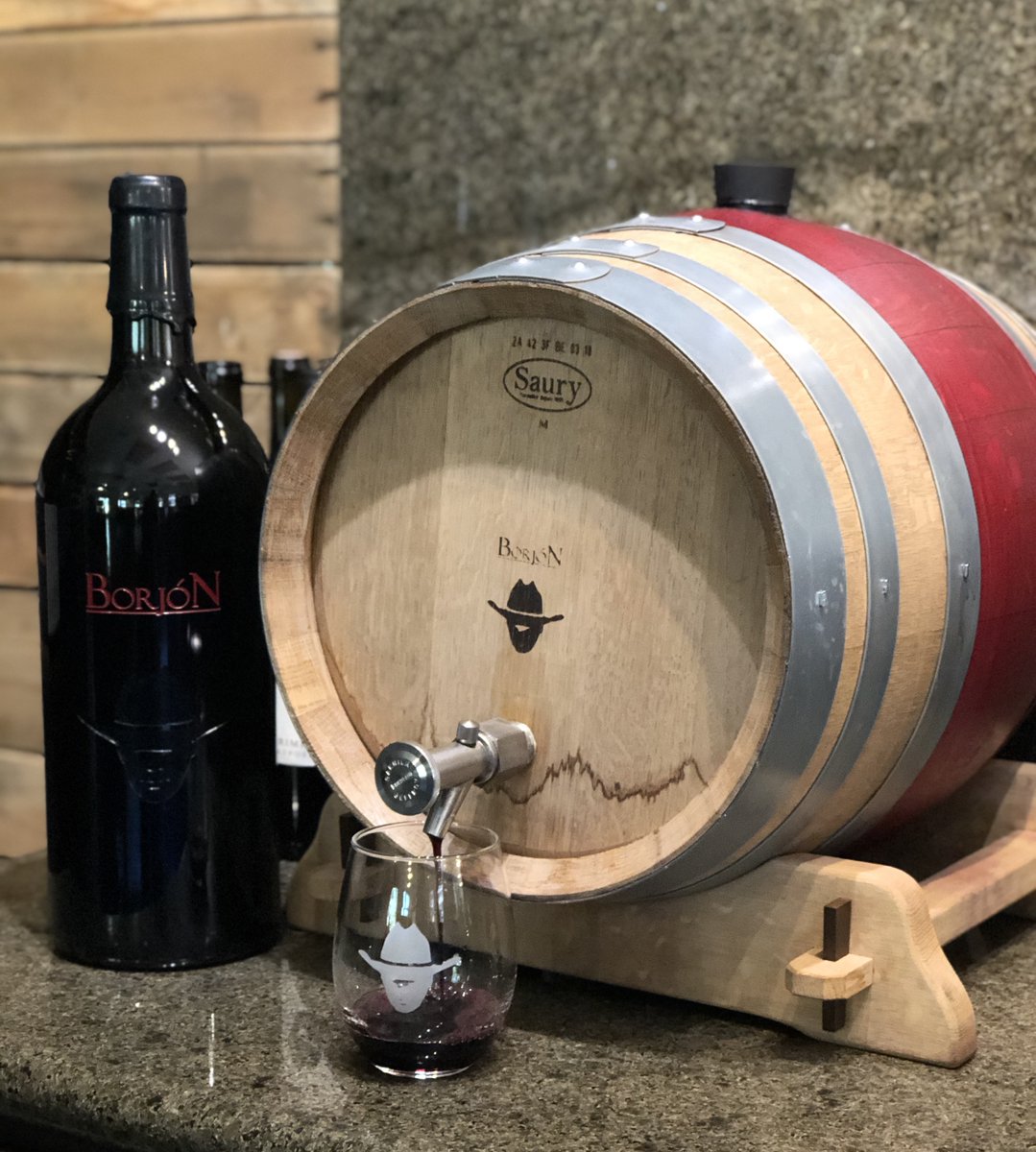 BorjonWinery's tweet photo. We’re still open for outdoor tasting reservations! We’re also very excited to announce that we are now pouring our first ever red blend of 50% Malbec and 50% Primitivo right out of the barrel! Try this impressive new blend along with our 2018 Petite Sirah Futures. 🍷 https://t.co/BAKkru3QI8