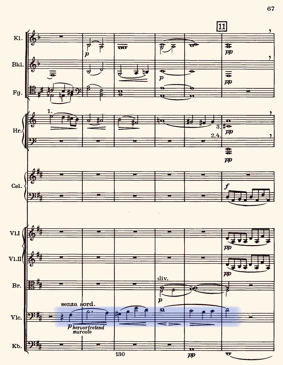 In the light of the grief expressed both musically and textually in the “Kindertotenlieder”, the presence of this motif here may cause us to summarise that “death is strong, but love ultimately has the last word”—an association that can be considered fully intentional.21/34