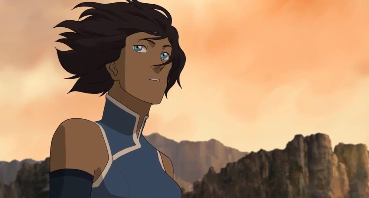 now korra’s stronger than ever. she’s literally been through hell and came out stronger, more powerful. and she fought kuvira with all the determination and strength she had.