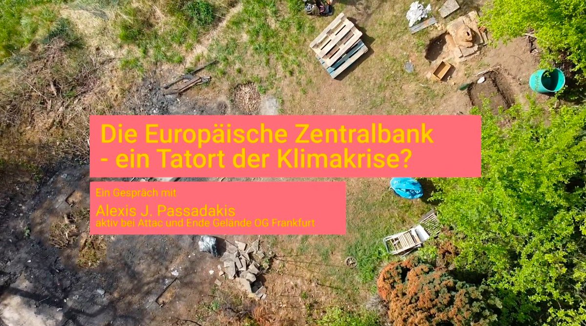OffenesHaus's tweet photo. Warum ist die EZB ein Tatort der Klimakrise? #frankfurtforfuture beleuchtet die Hintergründe zu #RageAgainstECB #blockECBforclimatejustice https://t.co/u2zeII2PWz https://t.co/ALPG9gYF1K