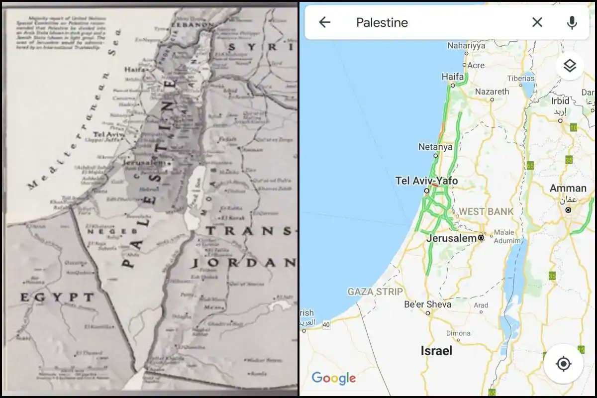 arniloy04's tweet photo. American Tech Giants Google-Apple Remove Palestine From World Maps, Replace With Israel.

Raise Your Voice

#IStandWithPalestine
#PutPalestineBackOnTheMap
#FreePalestine
#PalestinianLivesMatter
#HumanRightsViolation
#SaveHumanity
#SaveWorld

Photo Courtesy: Twitter https://t.co/IzUImv4dCy