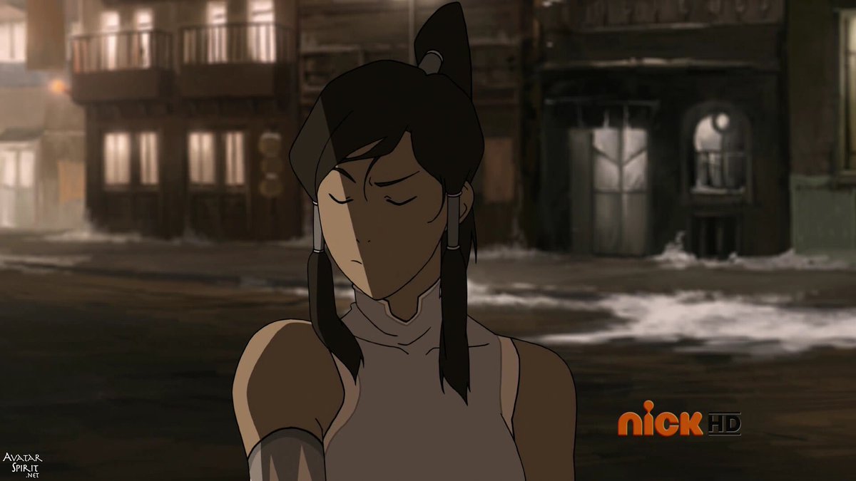 then she had to face amon. amon was a threat to benders everywhere- a man with the ability to take people’s bending away. and the first threat to korra’s status as avatar. but she managed to defeat him regardless, by unlocking her airbending at just the right time.