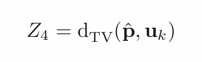 Why not simply plugin p̂ instead of p in the distance, compute that, and hope for the best?A reason might be: *this sounds like a terrible idea!* Unless n=Ω(k) (much more than what we want), the empirical p̂ will be at TV distance 1-o(1) from uₖ, even if p *is* uₖ. 24/n