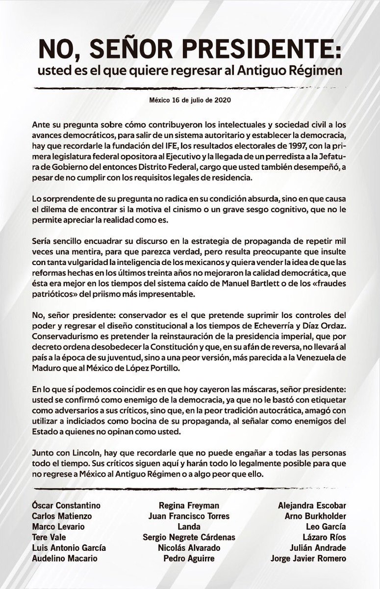 juanfherrero's tweet photo. @CarlosLoret Y esto le contesta otro grupo de ciudadanos ejerciendo la libertad de expresión que tanto molesta al #CobardeChilloncito.

#BenditoCoraje #MalditaHora #LopezEsElVirus #MorenaCuevaDeLadrones https://t.co/qgLcuq9NXW