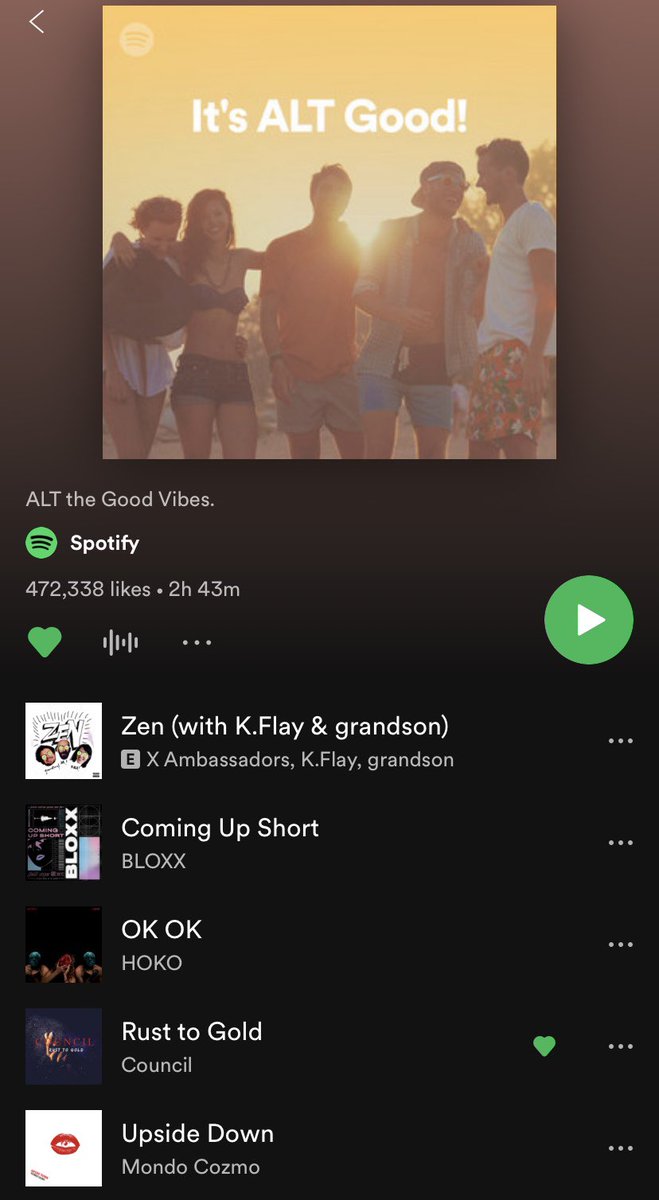 council_band's tweet photo. Thank you so much @allihagendorf and @Spotify for the constant support!!!! #itsaltgood #alternative #spotify https://t.co/gmQOWX2Ht7