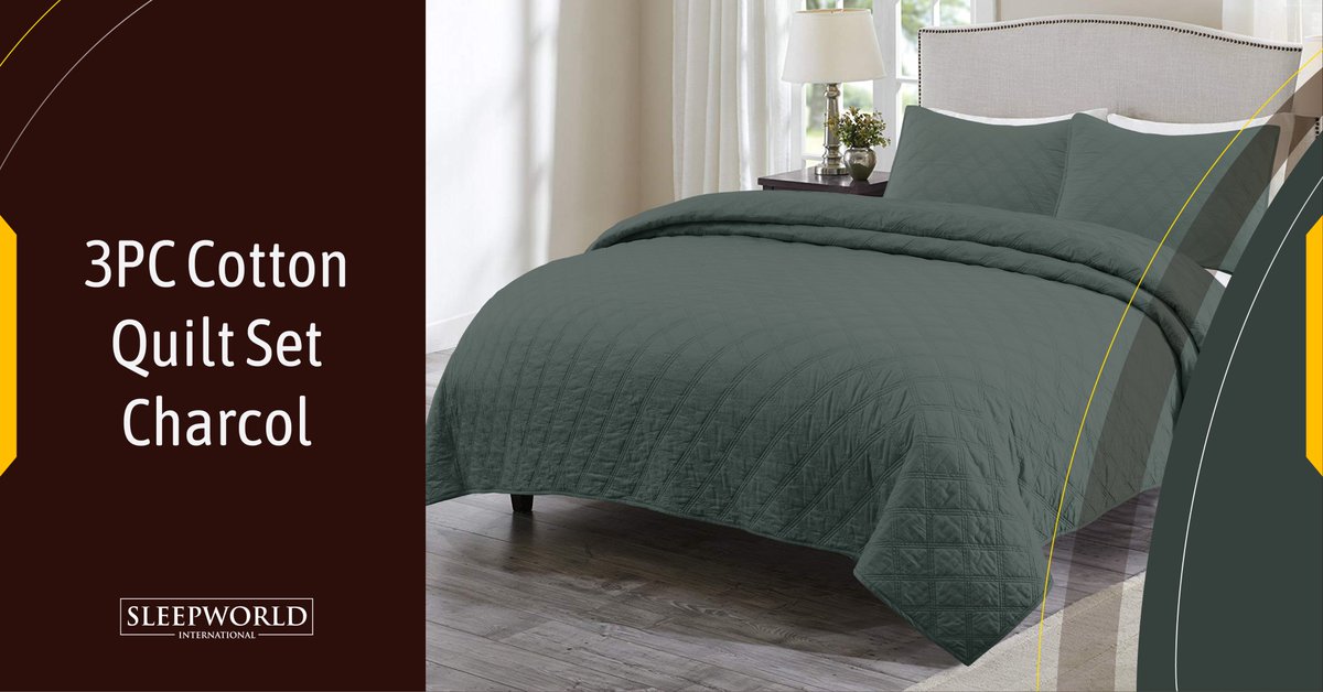 Sleepworldllc's tweet photo. Create an effortlessly chic look with our extravagant 100% cotton diamond stitched quilt set.
Shop now: https://t.co/F3HLaRlrus
#sleepworldintl #quilt #quilts #quiltset #quiltsets #sale #cotton #organiccotton #bed #bedroom #bedding #hotelluxury #cottonquilt https://t.co/zugpNAzRNS