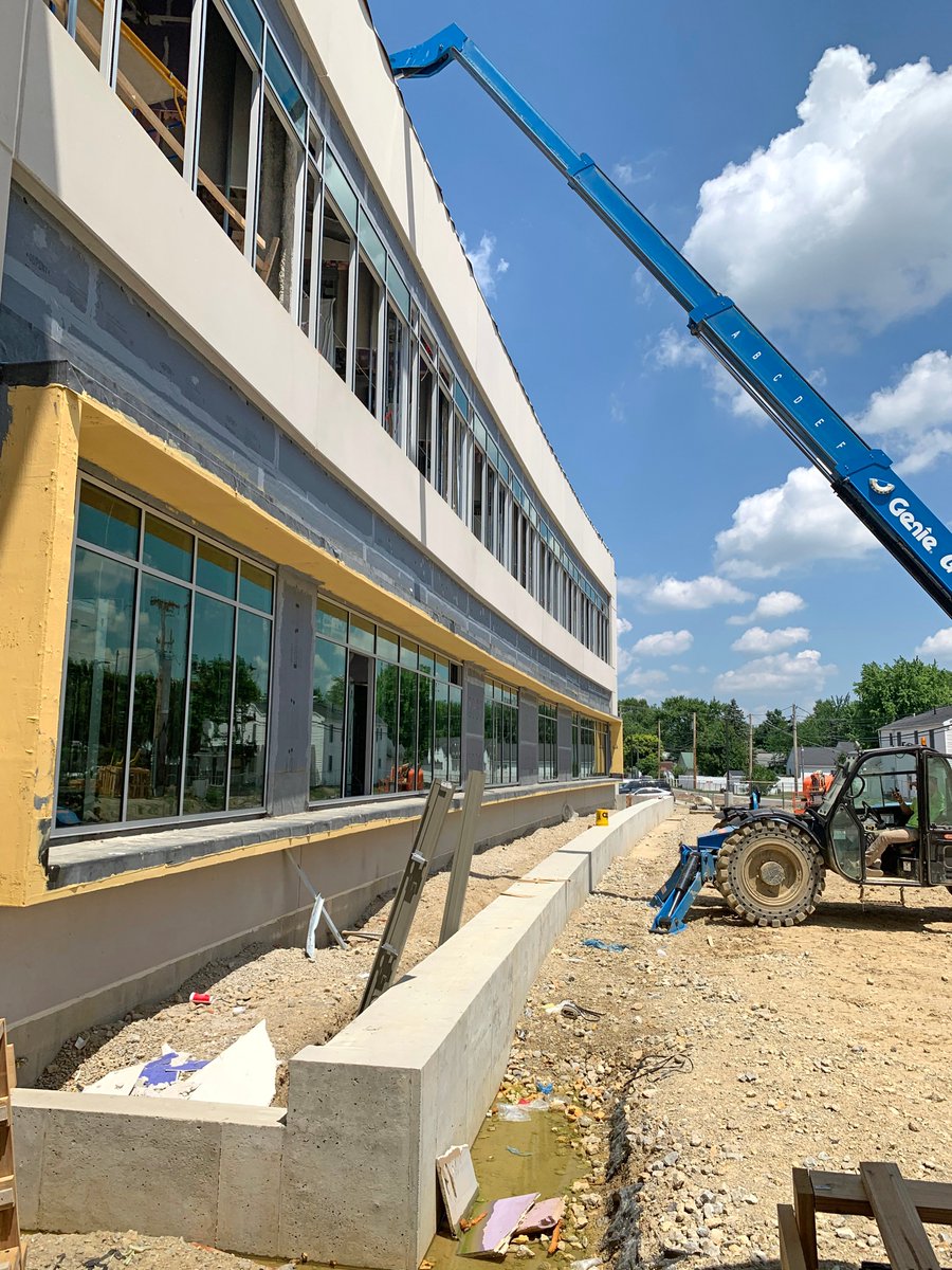 HplexSolutions's tweet photo. “With work on the exterior precast panels at our @WayneHealthCare project wrapping up, the @ShookConstruct team is moving on to other elements of the building enclosure, like metal panel and window systems.” #waynehealthcare #hplexsolutions #shookconstruction #healthcare https://t.co/YJoYPJPMPY