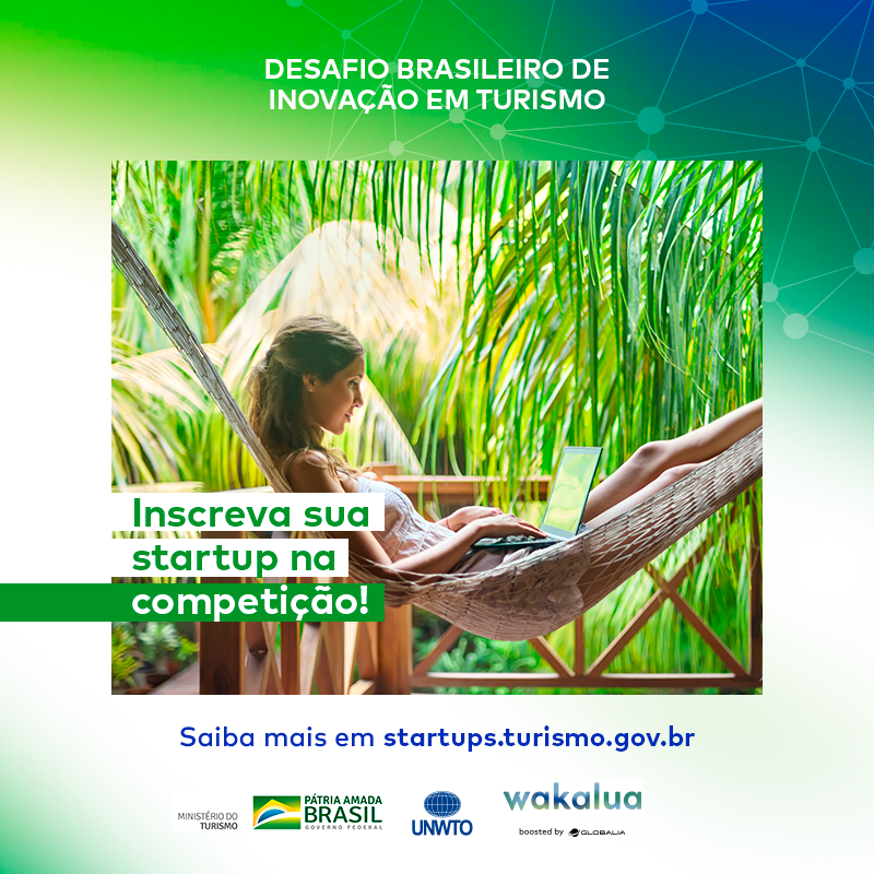 wakalua_br's tweet photo. Chegou a hora de construir o futuro do turismo! Estão abertas as inscrições do I Desafio Brasileiro de Inovação em Turismo, iniciativa @Wakaluahub, @UNWTO e @MTurismo. Hoje estivemos no #SebraeDay e contamos todos os detalhes. Inscrições em: https://t.co/GZagmoyRlH https://t.co/uP1g8Qy557