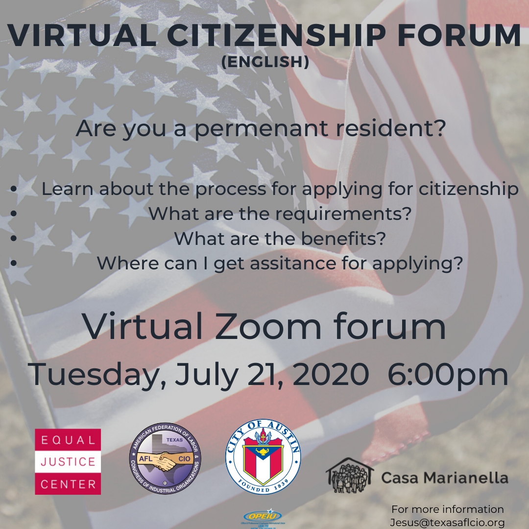 ConsulMexAtn's tweet photo. ¿Eres #ResidentePermanente? Acompáñanos en el siguiente foro virtual de #ciudadanía 🇺🇸
 
🗣️Idioma de la sesión: Inglés
🗓️Fecha: 21/julio
⏰Hora: 6:00 P.M.

Regístrate aquí 👇🏽
https://t.co/HlOB3XxLab https://t.co/1kbNXlOMf0