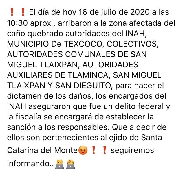 YurkaPetrov's tweet photo. Que los del @INAHmx ya fueron.... #tetzcotzinco #texcoco ojalá se castigue a los responsables..... https://t.co/PA90qJ77Kj