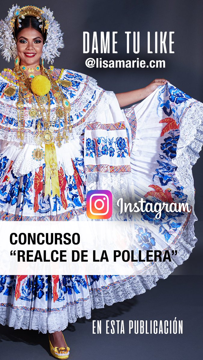 danzaspanama's tweet photo. Vota en el instagram @lisamarie.cm  por esta imagen en el Concurso Realza la Pollera de @MiCulturaPma https://t.co/3xyyvqTI1I