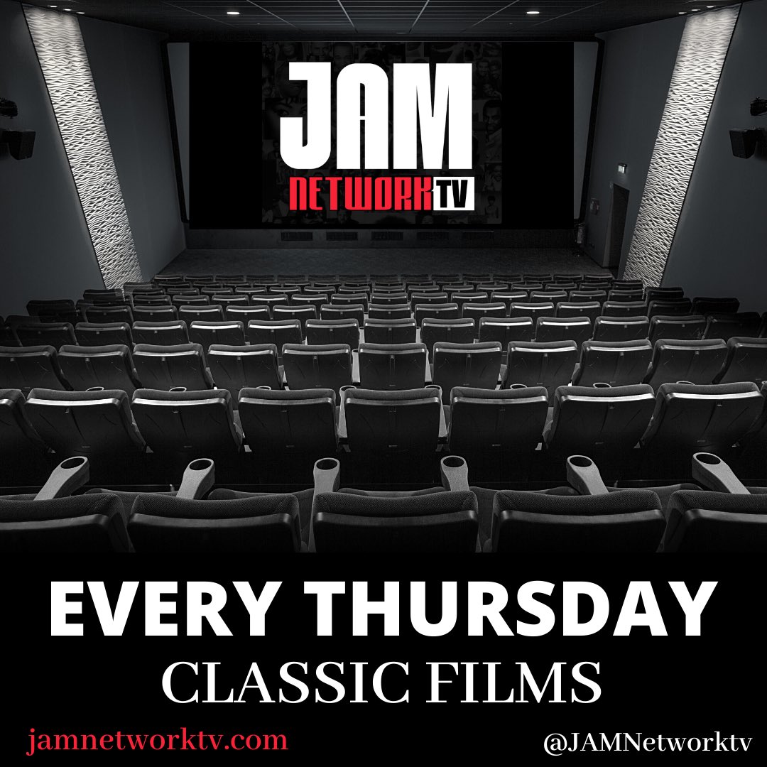 JAMnetworkTV's tweet photo. Thursday nights are our “Classic Nights” you’ll see films that helped pave the way for all in the film and television industry today!!! We pay homage to the past and help build the bridge to the future!!! JAM Network, Preserving Black Hollywood! #Throwback #throwbackthursday https://t.co/ofHtlisyxl