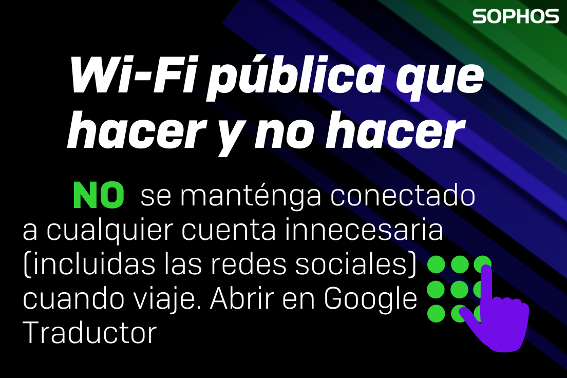 SophosLatAm's tweet photo. 🙂 <---- Yo cuando tienen wifi gratis.
🤔<---- Me pregunto si es seguro.
¿Usando Wi-Fi público? ¡Mira estos dos y qué no hacer ANTES de conectarte!
Obtenga más información sobre cómo proteger sus redes inalámbricas: https://t.co/xuKUJXoAuf https://t.co/AjlPCYMaym