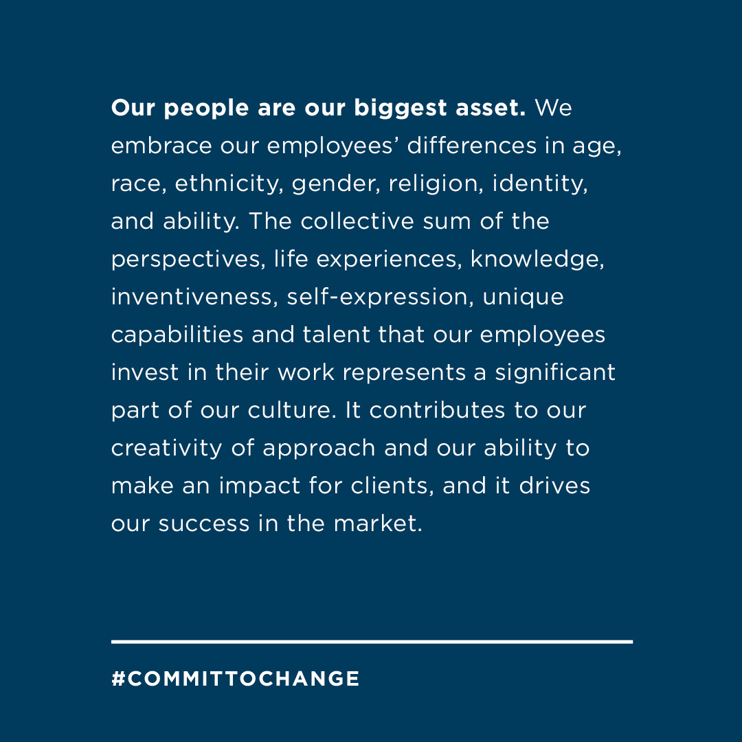 FusionHill's tweet photo. We are committed to diversity, equity and inclusion. But we aren’t where we need to be. Yet. In an effort to be 100% transparent we will be reporting our full diversity data over the next week and bi-annually. #CommitToChange https://t.co/MaVuA6phaM
