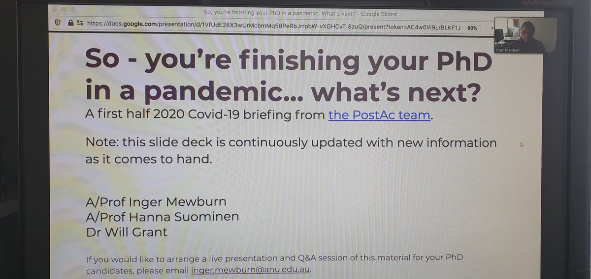 So- you're finishing your PhD in a pandemic....what's next? (while the university sector is in collapse). Geartful for  @ResourcefulHDR for organising and  @thesiswhisperer for the public service!   #AcademicChatter