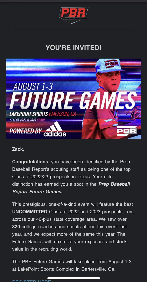 ZackZavala3's tweet photo. Honored and excited to represent Team Texas at the 2020 Future Games! 🇨🇱 Thank you @GPSTEXASBASEBA1 @_stayfocused @PBR_Texas @vierra4 https://t.co/DCoRoCweWc