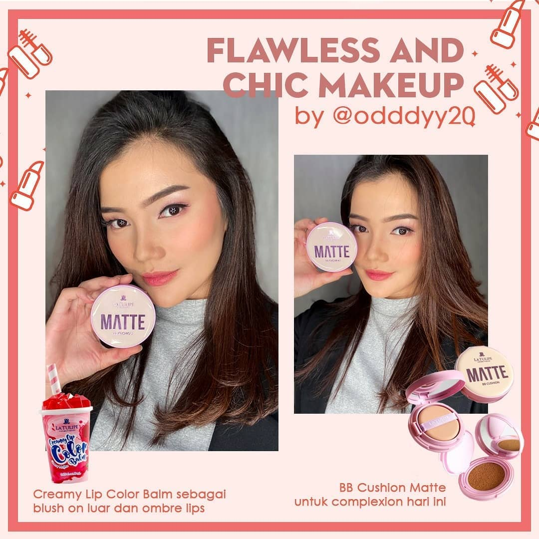 LATULIPE_COSM's tweet photo. Na sudah hari Jumat aja nih, jangan lupa untuk makeup ya, simple namun tetap cantik sangatlah cukup untuk look keseharianmu...
Jangan lupa gunakan BB Cushion Matte dari La Tulipe Cosmetiques
#latulipelive #latulipecosmetiques #makeuptutorial #makeuplive https://t.co/CEAIEhkIZL