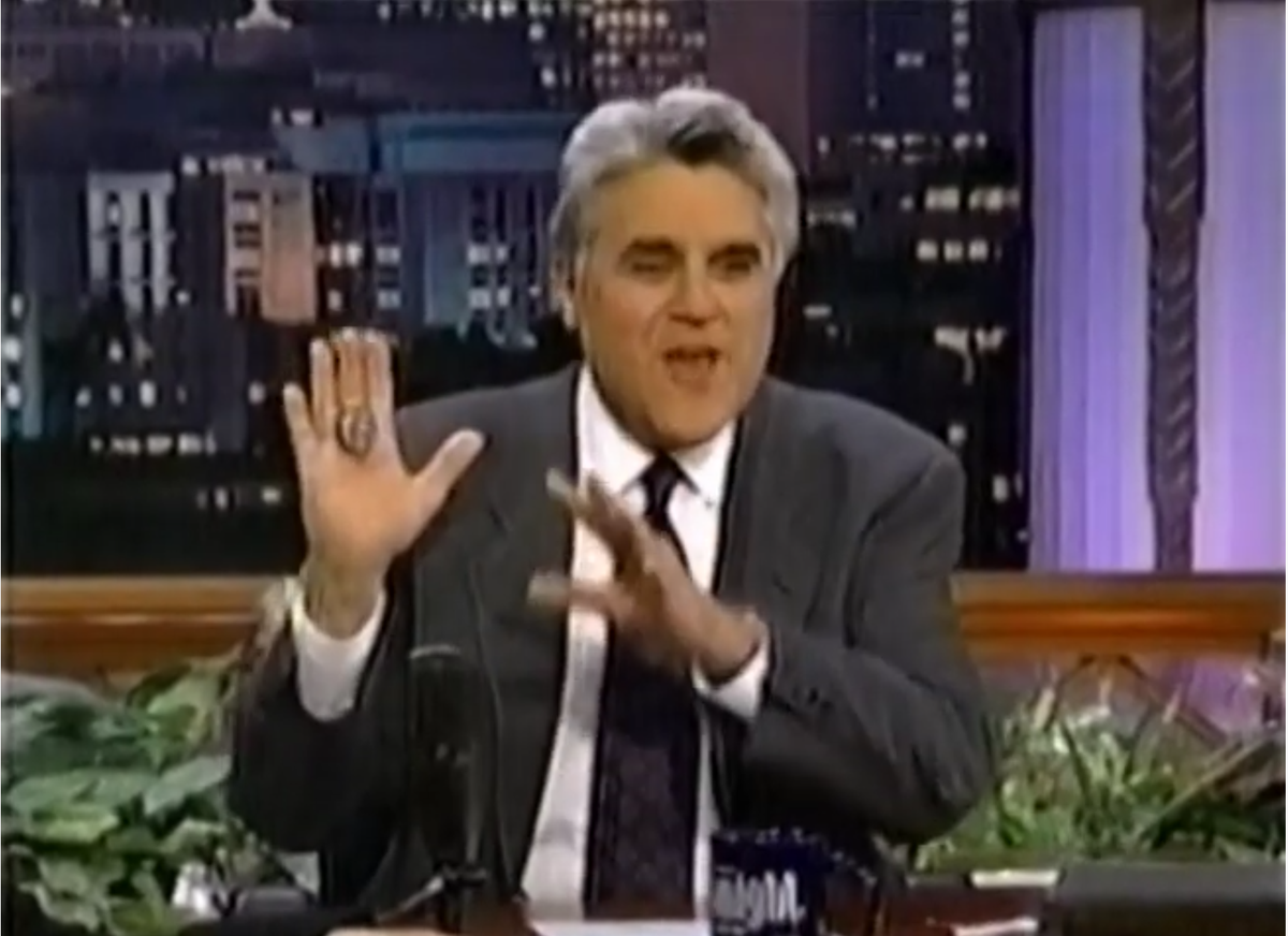 TMATSPodcast's tweet photo. “The most creative man in music and THIS is his idea of comedy.” #Leno #HandBuzzer #ONA #OtherNitesAlone #Prince #TMATSPodcast https://t.co/9dOSgPCivm