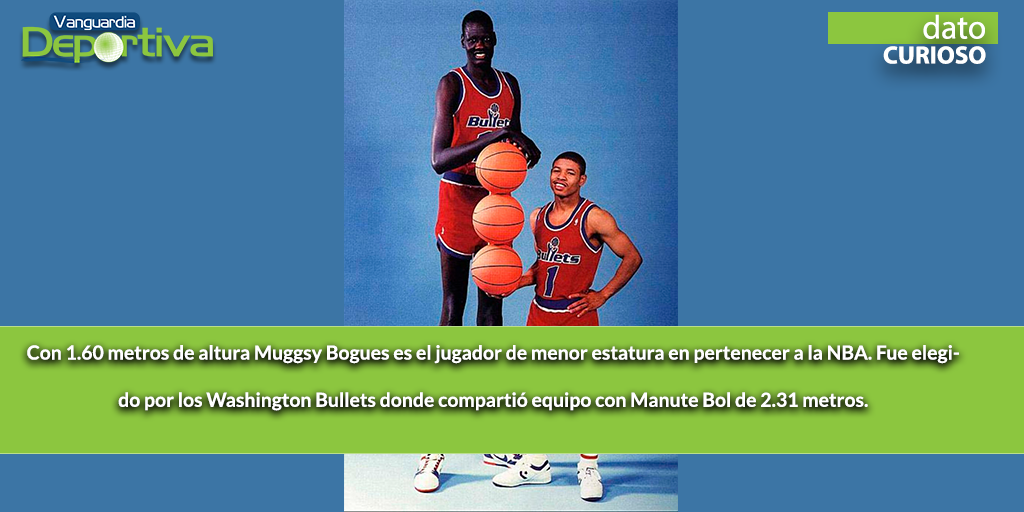 VanDeportiva's tweet photo. ¿Sabías que  El jugador más alto y más bajo jugaron en el mismo equipo de la NBA.? #ViveLosDeportes  #NBA #basketbal https://t.co/5syXvDQLZy
