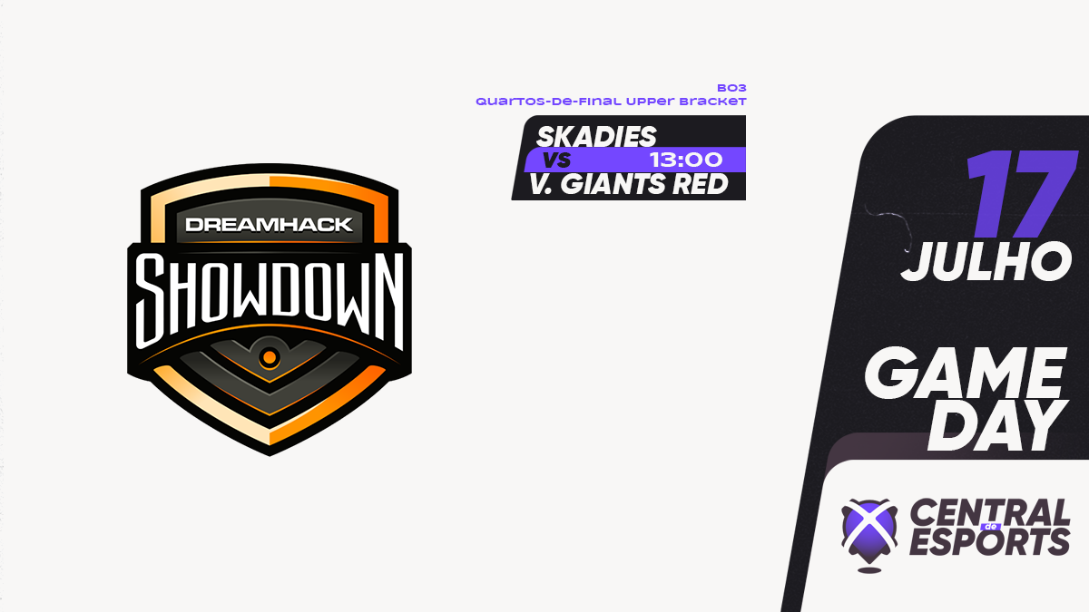 CentralDEsports's tweet photo. HOJE na ๐ @DreamHackCSGO Showdown Summer 2020:
13h00
BO3 | ๐ณ๐ด๐ต๐น #Skadies @skadegg vs @GiantsGaming.Red ๐ช๐ธ๐ต๐น
#CDEgameday #CDEdhshowdown https://t.co/35zkszL9sA