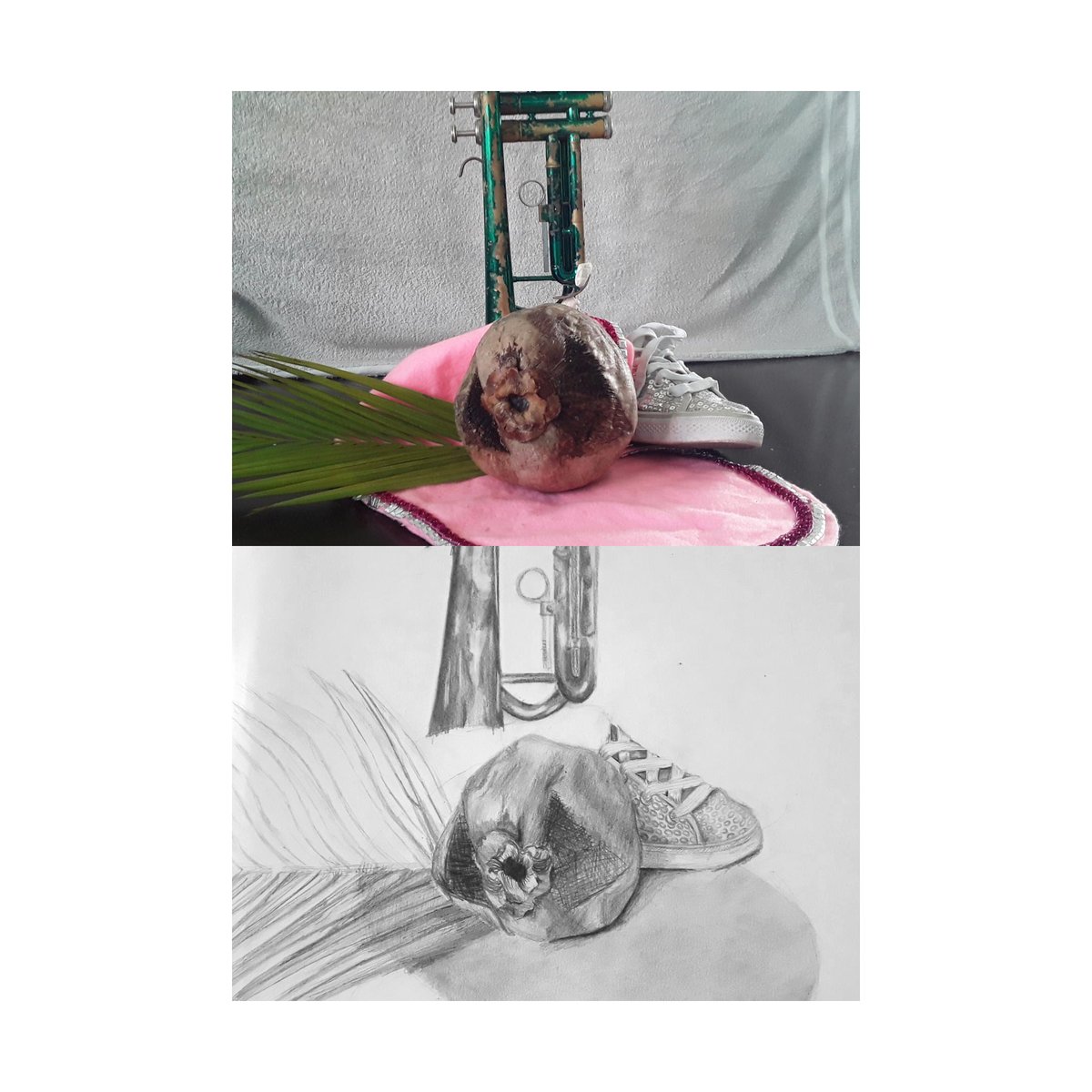 saibahamas's tweet photo. Our Fine Art students work in progress drawings include objects inspired by personal themes the students hope would provoke a sense of introspection for their viewer. #fineart #sai2020 #bahamas #drawing https://t.co/gwHbre1hST
