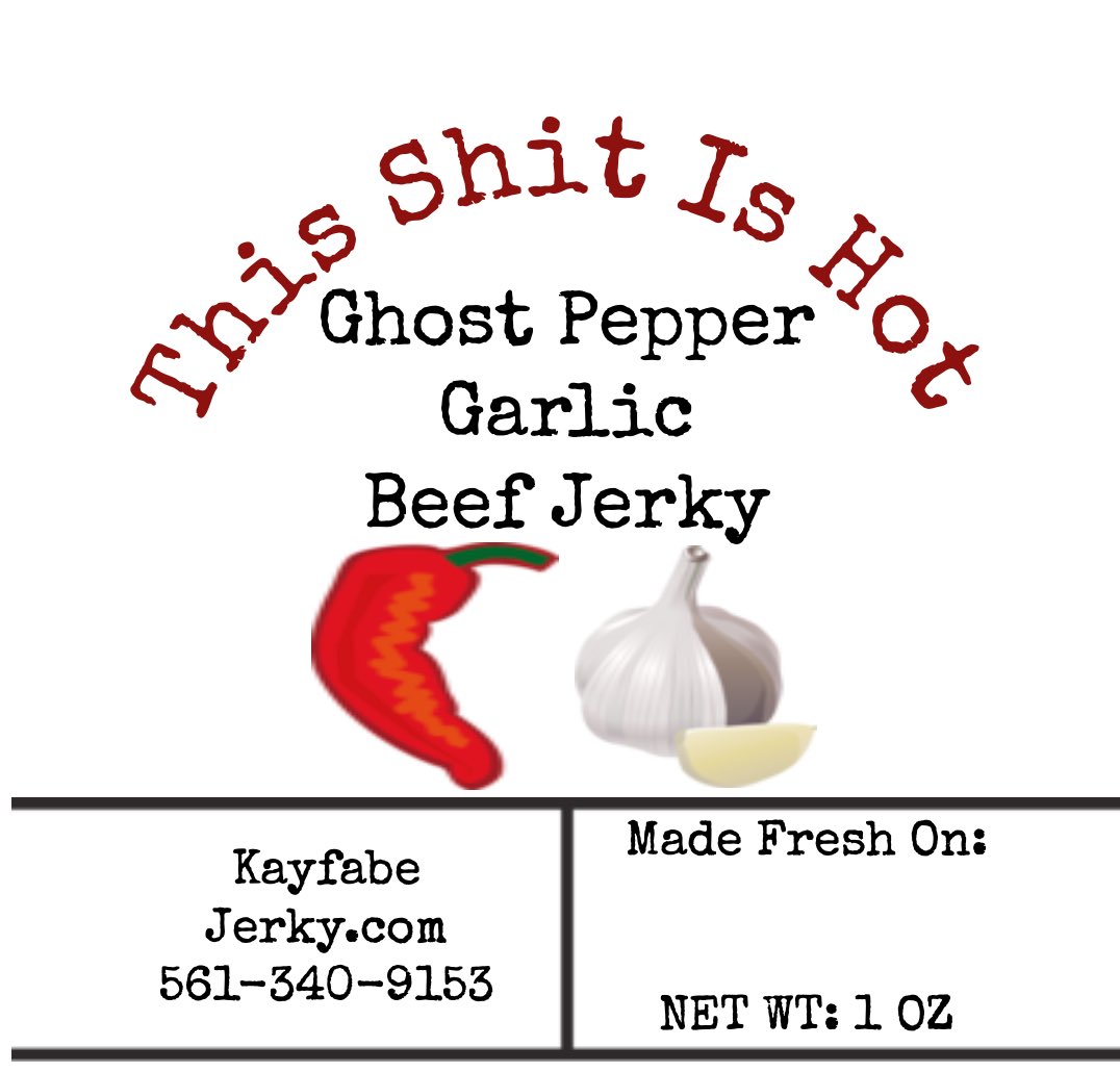 RefDaveLinton's tweet photo. NEW FLAVOR OF THE WEEK ALERT !

Hand trimmed, sliced into bite sized pieces. This Shit Is Hot Beef Jerky is bursting with flavor, and bursting with HEAT. Not inedible heat, but just right.

Head over to the website to order yours today. #beefjerky #Jerky 

https://t.co/wtFqSVO6SW https://t.co/Eg47FIieWv