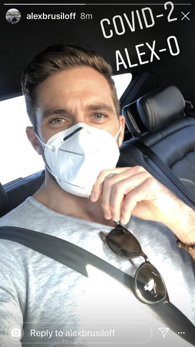 Andibeck1's tweet photo. @RealitySteve Looks like Alex tested positive for Covid. https://t.co/HqvEoSCDk5