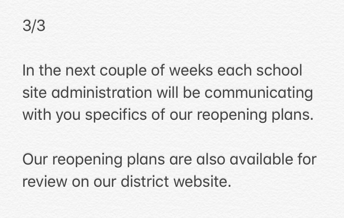 A message from our Superintendent, Dr. Paul Lopez.