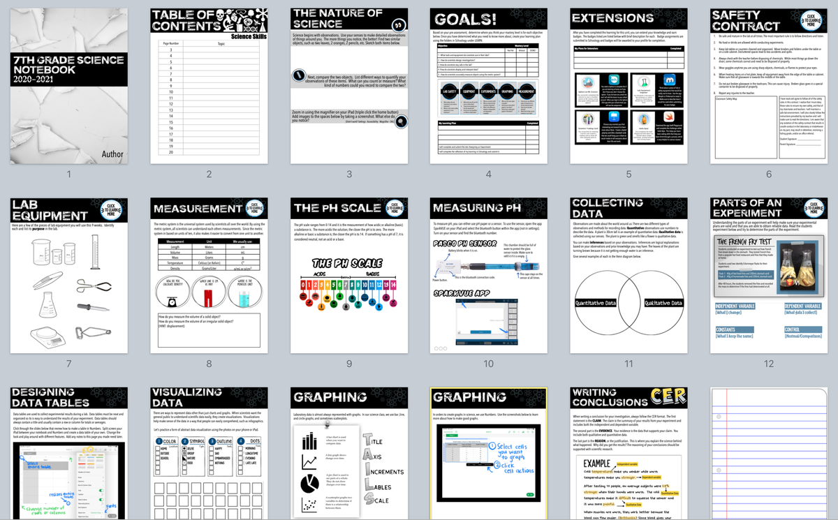 Finished up (I think) my first digital ISN for 7th grade science. The Keynote file is here if you want it to edit for your classroom! #TeachersGiveTeachers #ADEFestivalofLearning #ADE2020  bulbapp.com/u/a-digital-isn