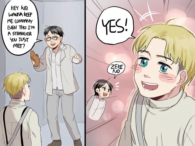 Yeager bros, Stranger danger!! 