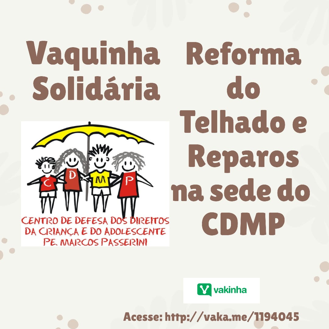 CDMP_MA's tweet photo. Ajude na REFORMA DO TELHADO, CONSERTO DO FORRO E PINTURA da nossa sede, para que assim possamos continuar nossas atividades, para que crianças e adolescentes maranhenses tenham seus direitos garantidos.
Clique no link abaixo da nossa vaquinha virtual. 
➡️ https://t.co/M6KMMXj7ak https://t.co/ULfCgu5Lfh