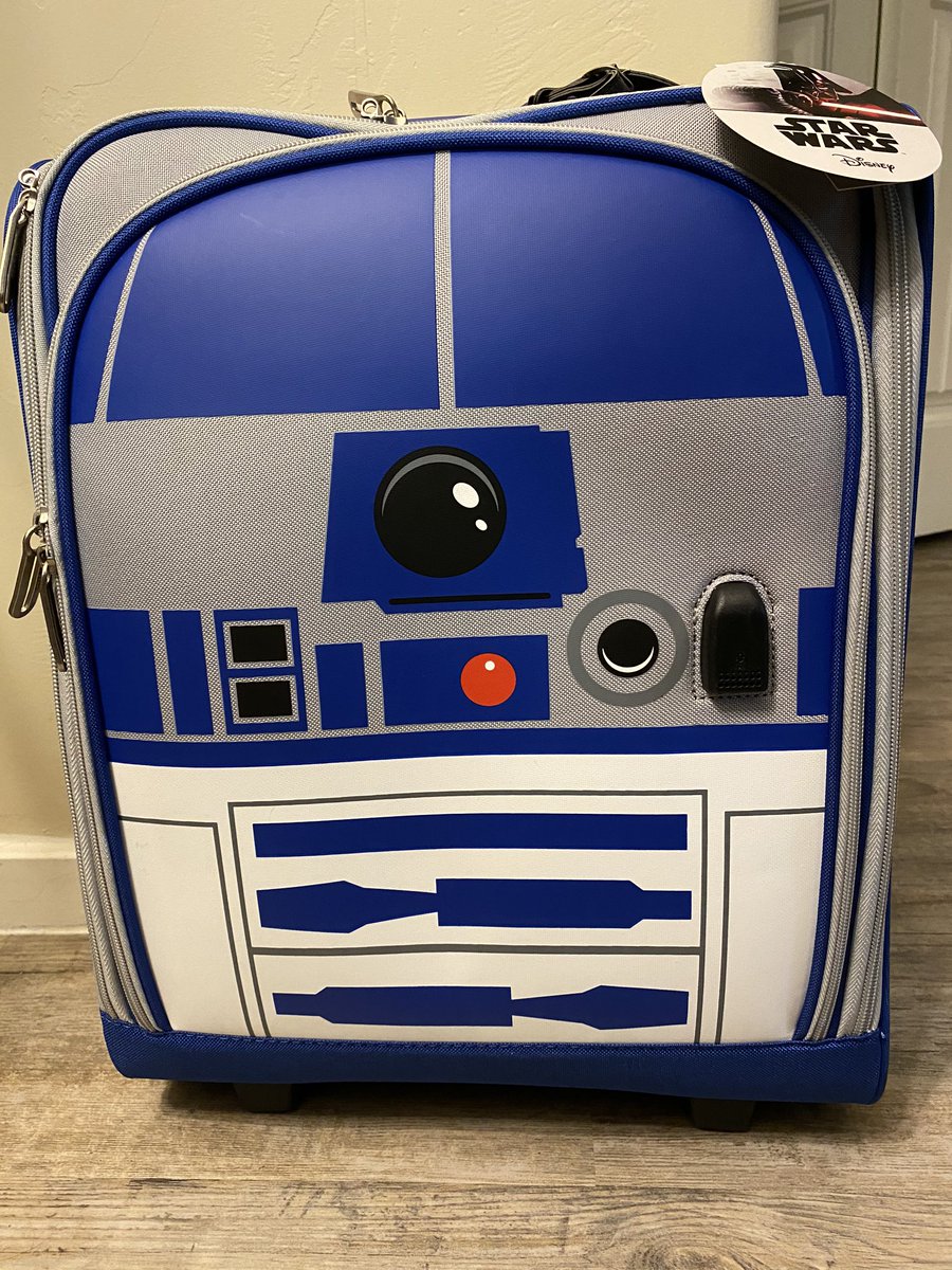 Kamiduu's tweet photo. Got this adorbs #r2d2 carry-on so I’ll be ready to roll as soon as it’s safe. 😍 #ThisIsHowIRoll #teamdroids https://t.co/AEW81TlSq3