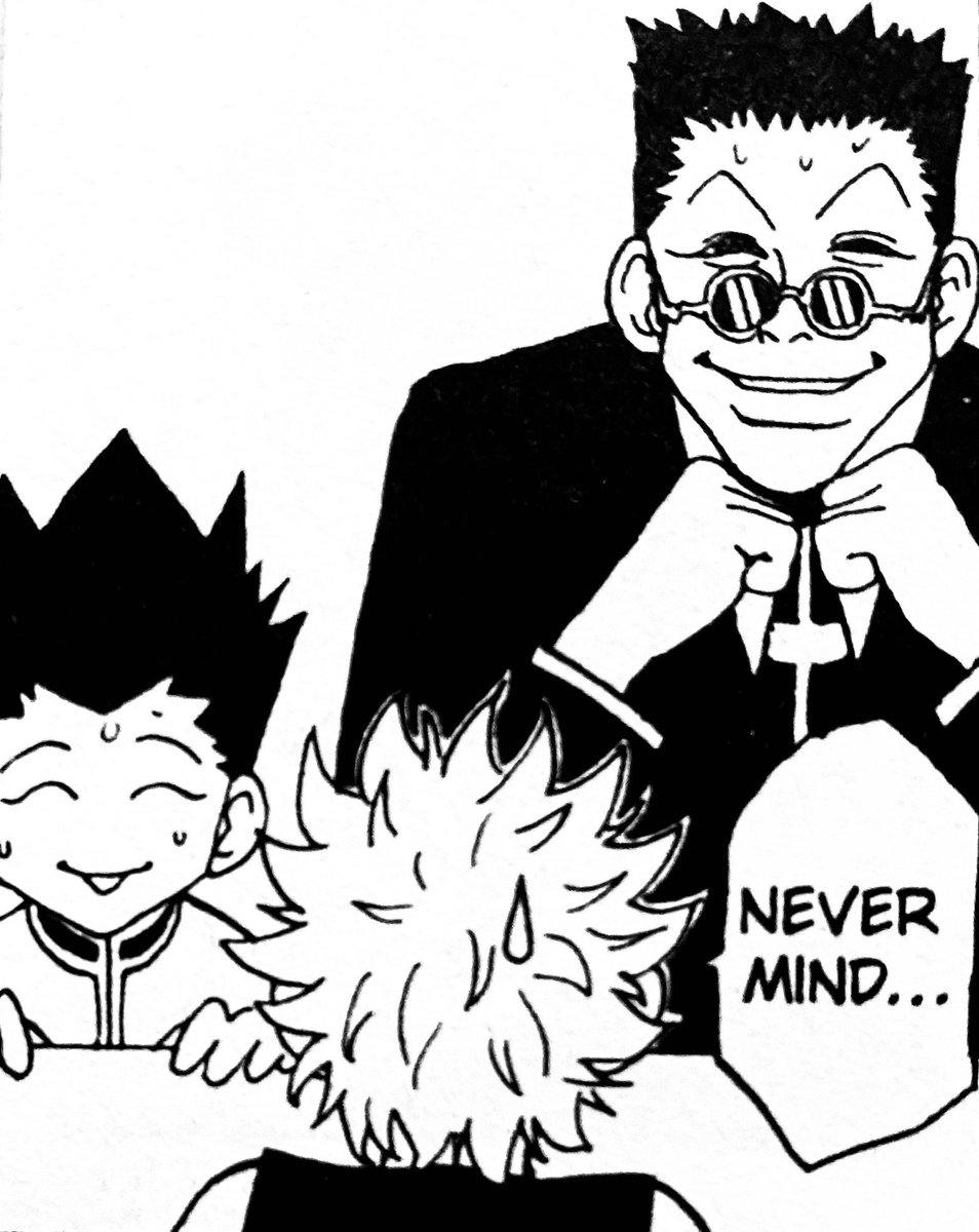 collection of gon and leorio’s two braincells chilling