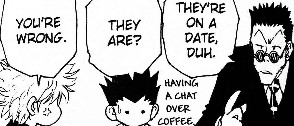 collection of gon and leorio’s two braincells chilling