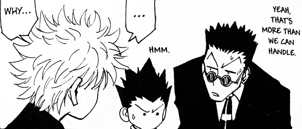 collection of gon and leorio’s two braincells chilling